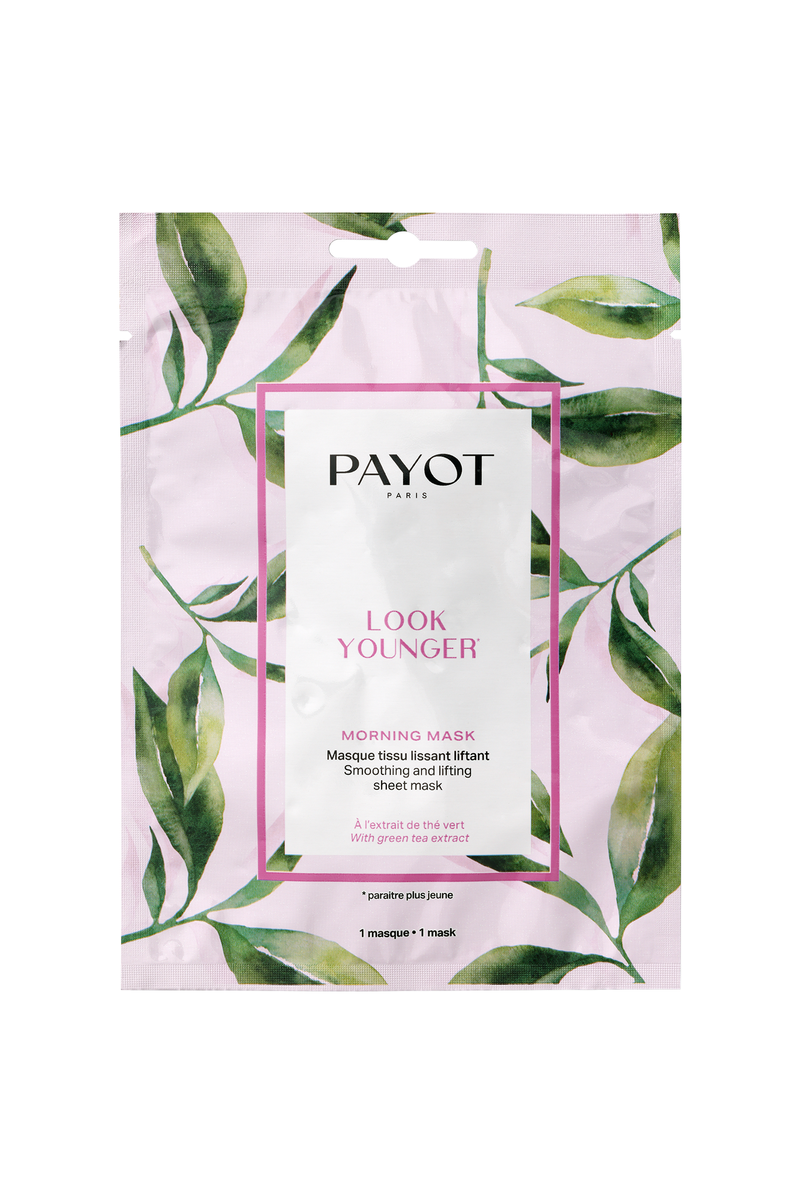Masque look younger, Il lisse et lifte la peau instantanément et ravive l'éclat du teint.