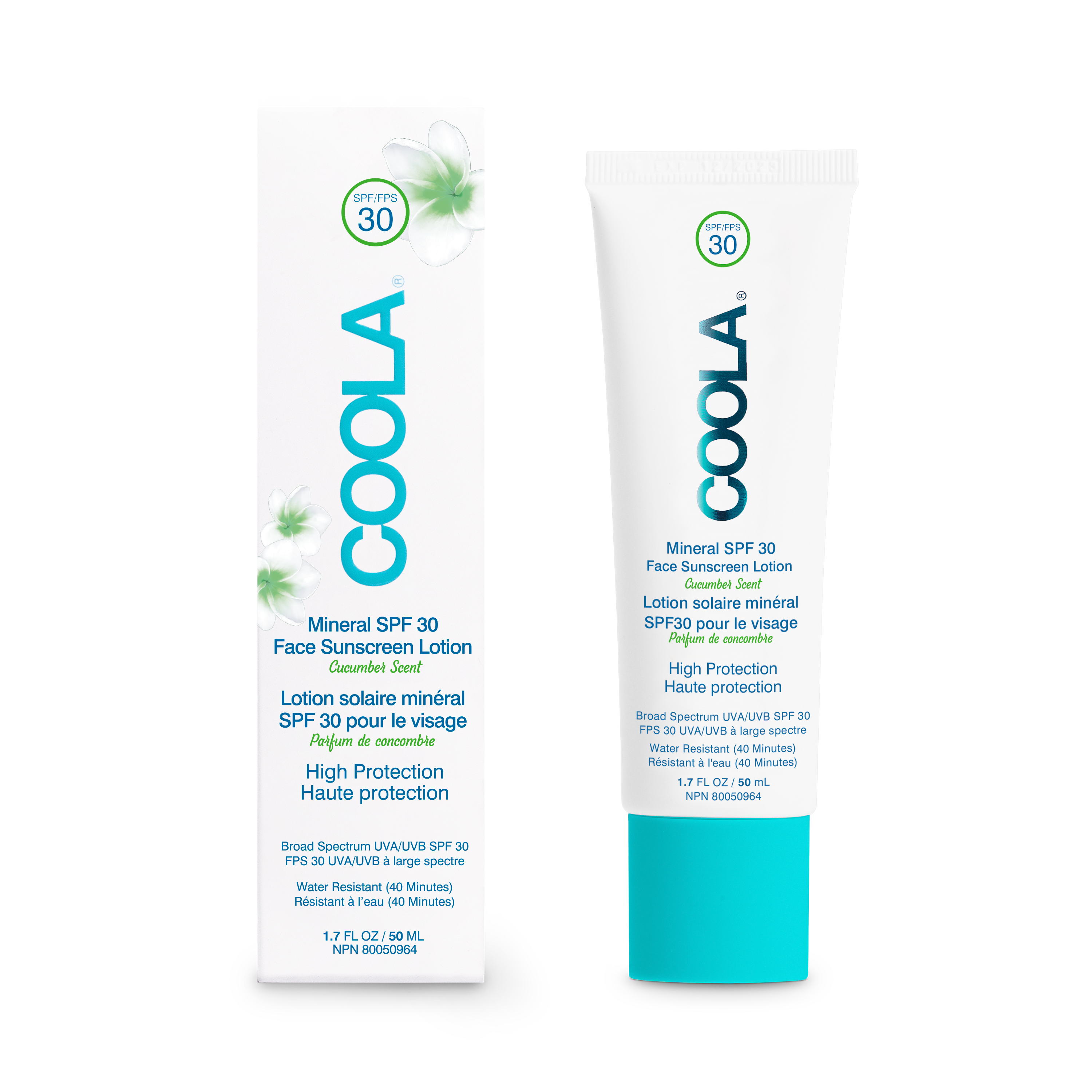 Lotion solaire minéral concombre FPS30 matifiante- Signature Kathleen