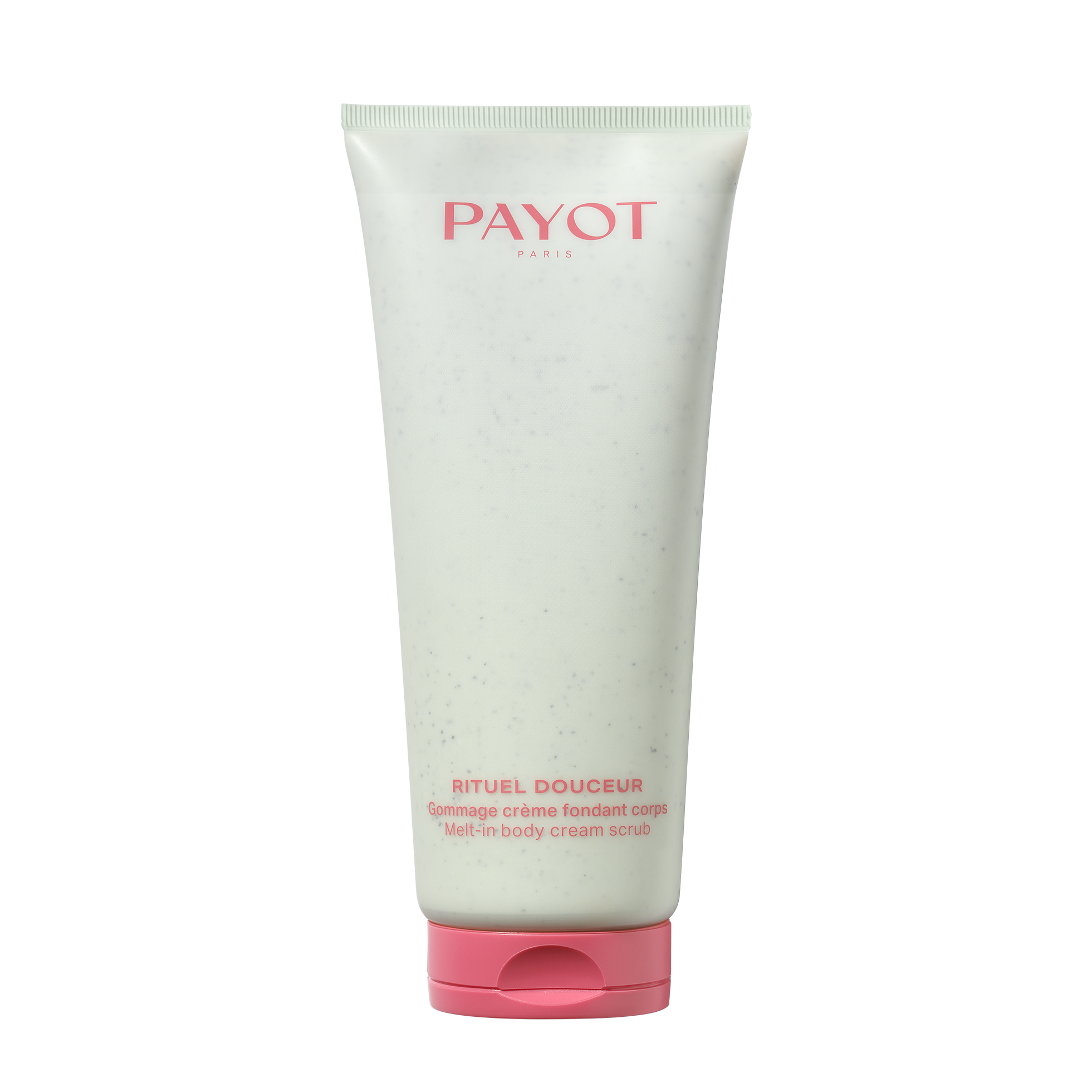 délicieuse crème exfoliante, délicatement parfumée à l’amande douce