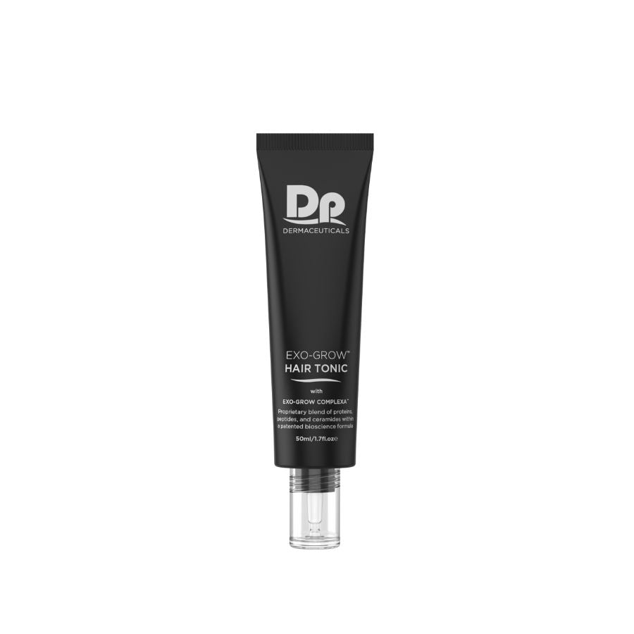 Tonique capillaire anti-chute EXO-GROW de Dp Dermaceuticals pour la densité des cheveux.