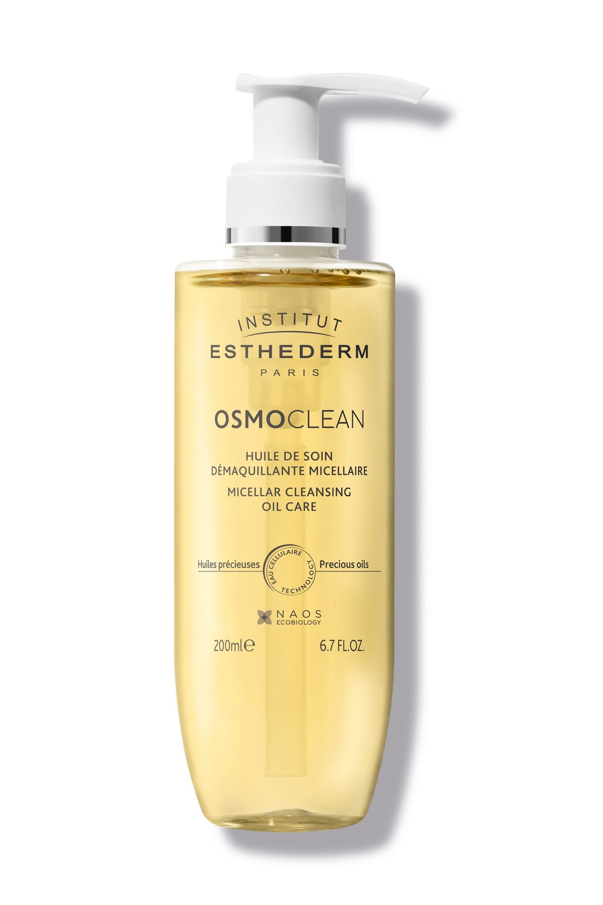 Flacon pompe de l'Huile de soin démaquillante micellaire Osmoclean Esthederm