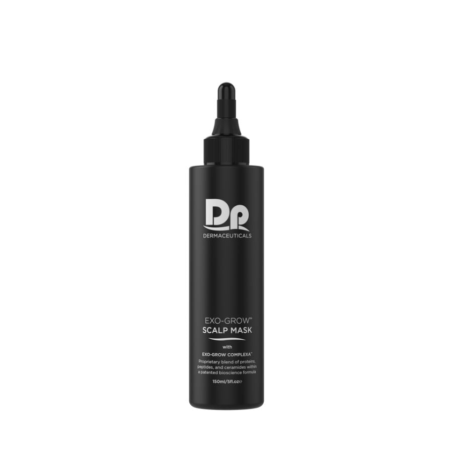 Masque pour le cuir chevelu EXO-GROW de Dp Dermaceuticals, soin exfoliant et anti-chute.
