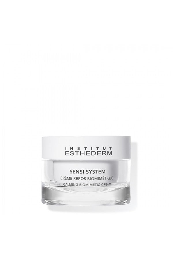 Pot de Crème Repos Biomimétique Sensi System pour peaux intolérantes par Institut Esthederm